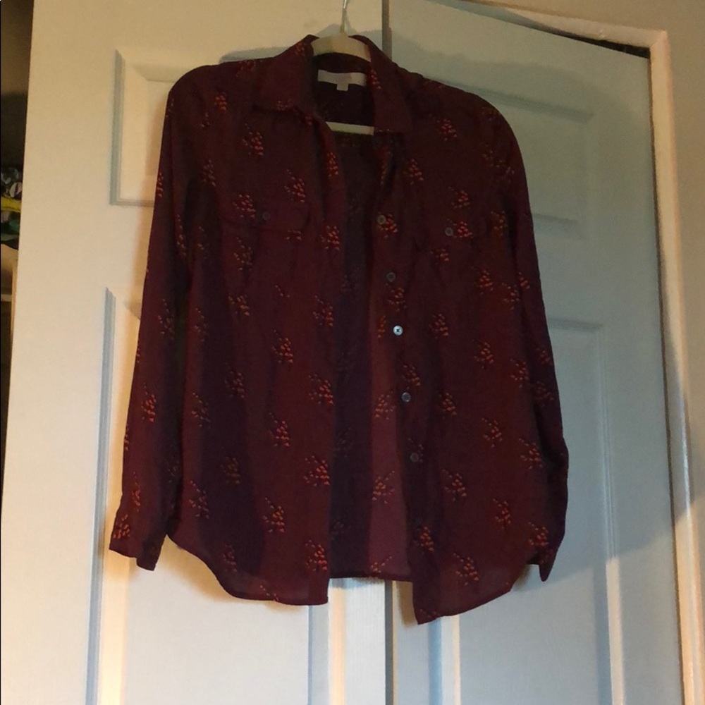 EUC long sleeve button up